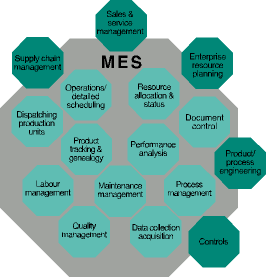 Figure 1: The MESA International MES model